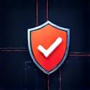 Icono de escudo de privacidad, símbolo de protección de datos.